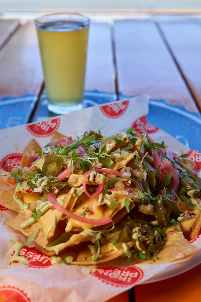 House nachos at The Iron Press